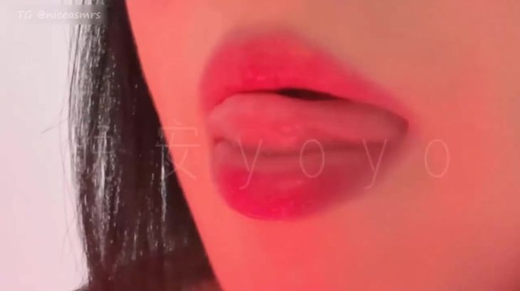 晚安yoyo 白色蕾丝眼罩近距离甜屏