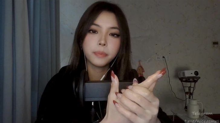 豆沙包好次吗 爱发电最新ASMR 舔耳 芦荟搓手 (2)